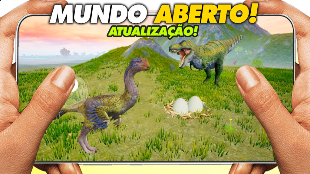 The Cursed isle jogo de Sobrevivencia com Dinossauros – NOVO DINOS