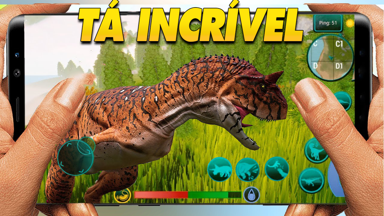 The Cursed isle jogo de Sobrevivencia com Dinossauros – NOVA ATUALIZAÇÃO