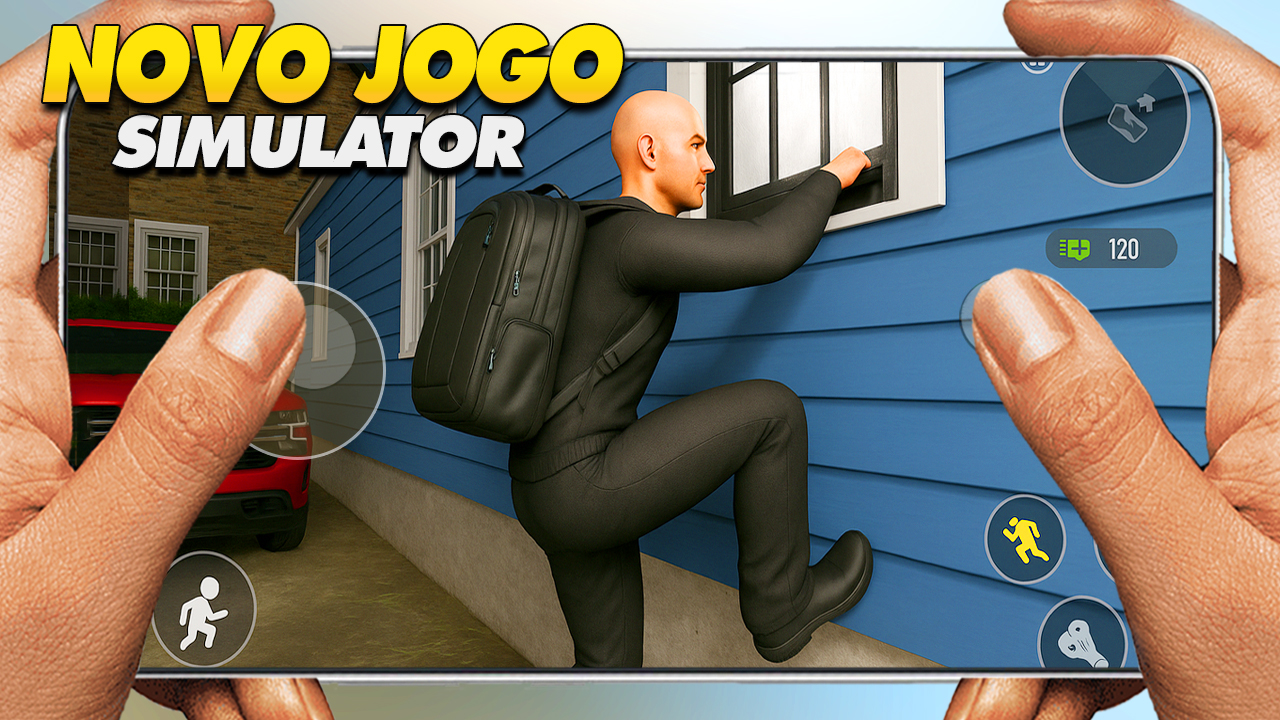 Robbery Simulator: Thief House NOVO JOGO SIMULADOR PARA CELULAR ANDROID