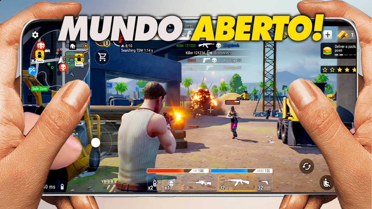 Grand Outlaws: RP Open World NOVO JOGO MUNDO ABERTO PARA CELULAR ANDROID